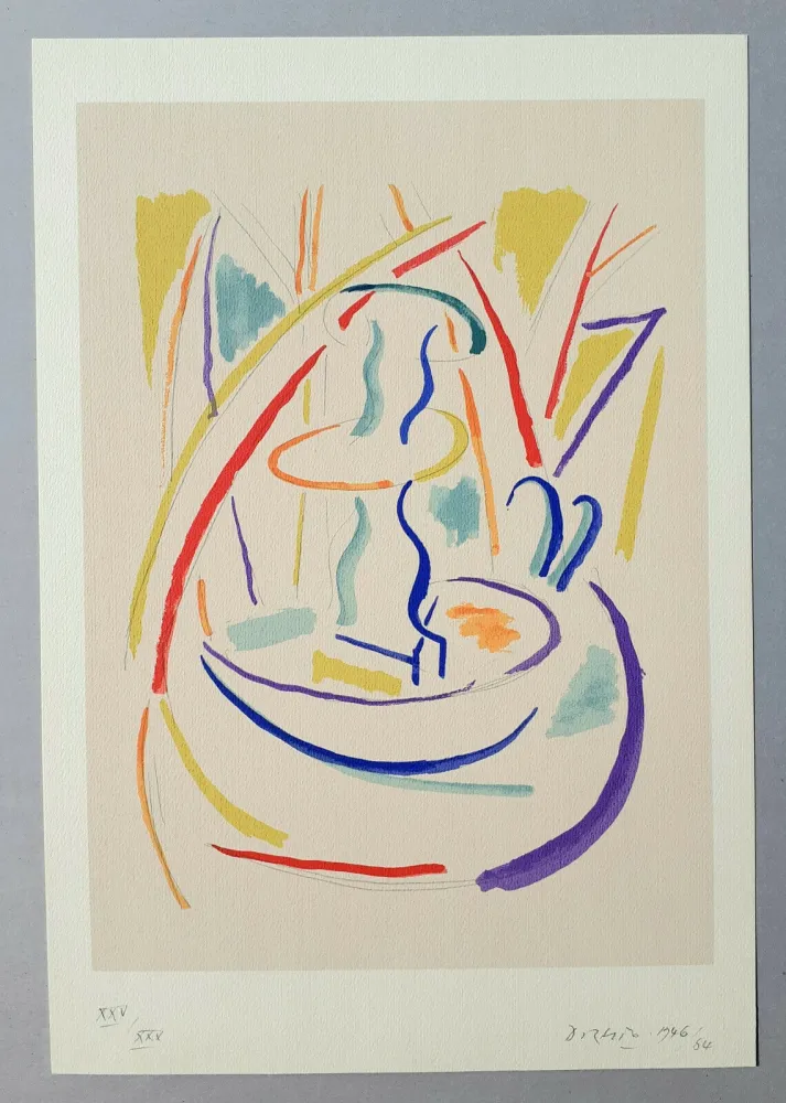 Siebdruck Dorazio - Fontana
