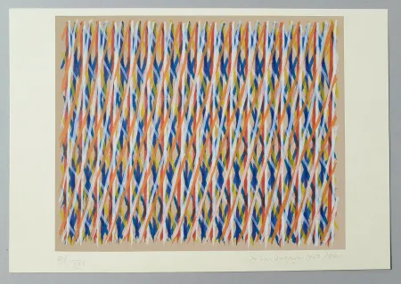 Siebdruck Dorazio - Jeu flamand n°1