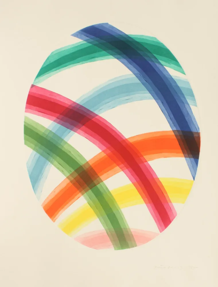 Radierung Und Aquatinta Dorazio - OVALE NR. 2