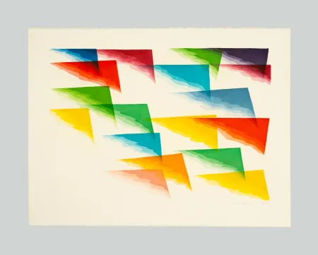 Aquatinta Dorazio - Senza titolo