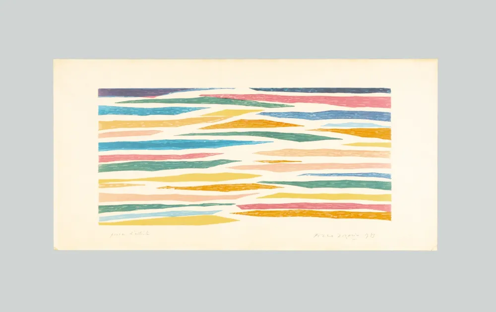 Lithographie Dorazio - Senza titolo