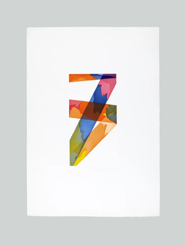 Aquatinta Dorazio - Senza titolo