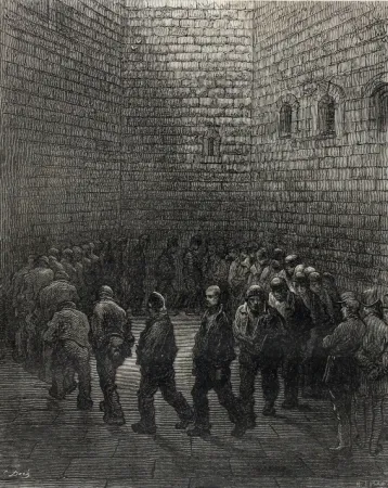 Holzschnitt Doré - London - A Pilgrimage