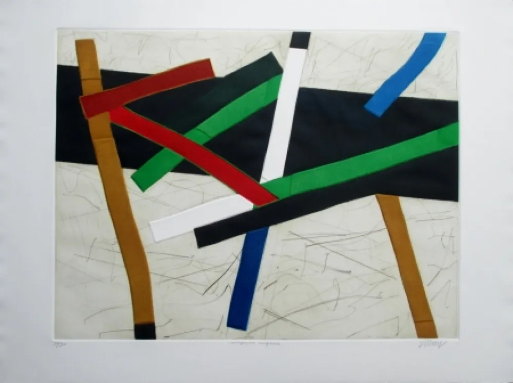 Radierung Dorny - Cartographie imaginaire