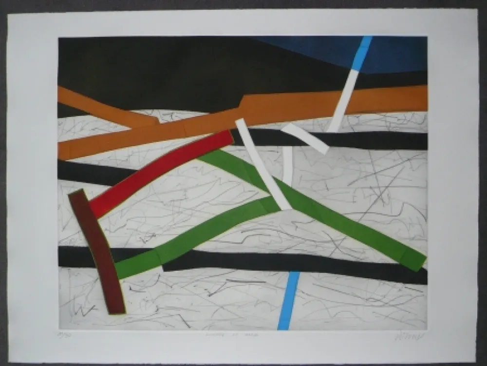 Radierung Und Aquatinta Dorny - Lumière du nord