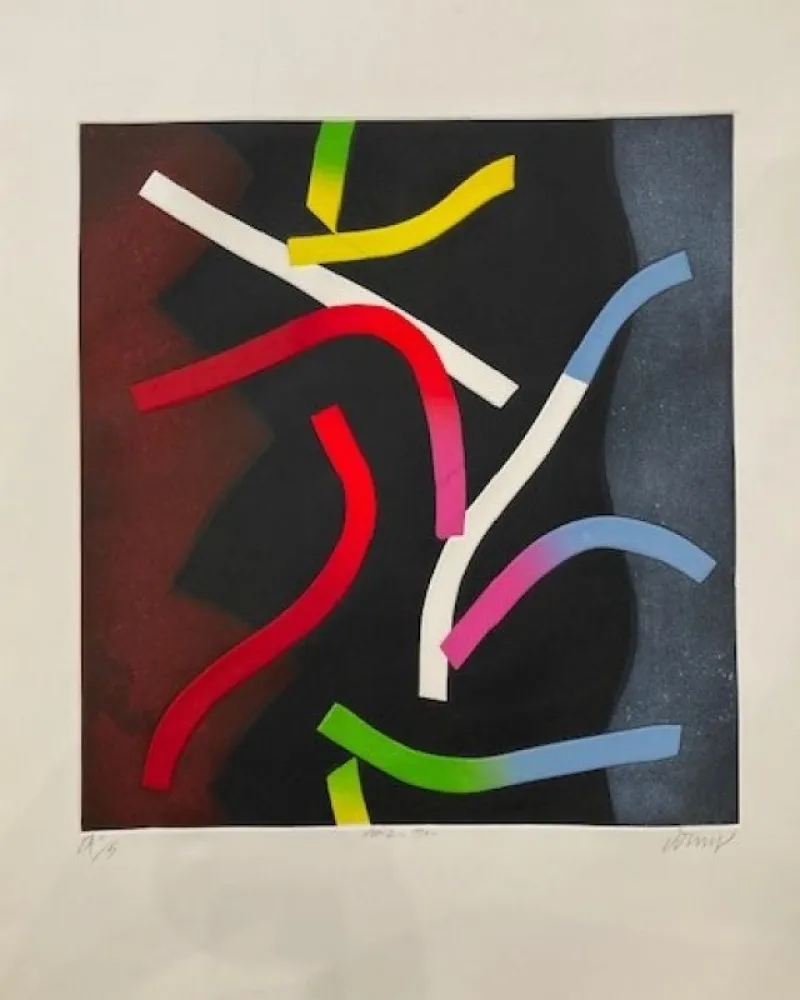 Aquatinta Dorny - Néons II 