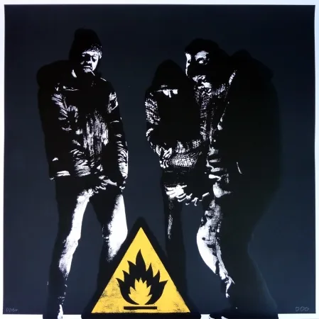 Siebdruck Dot Dot Dot - Bumfire (black - main edition)