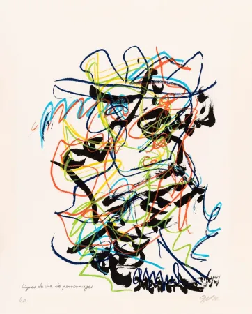 Siebdruck Dotremont - Lignes de vie de personnages