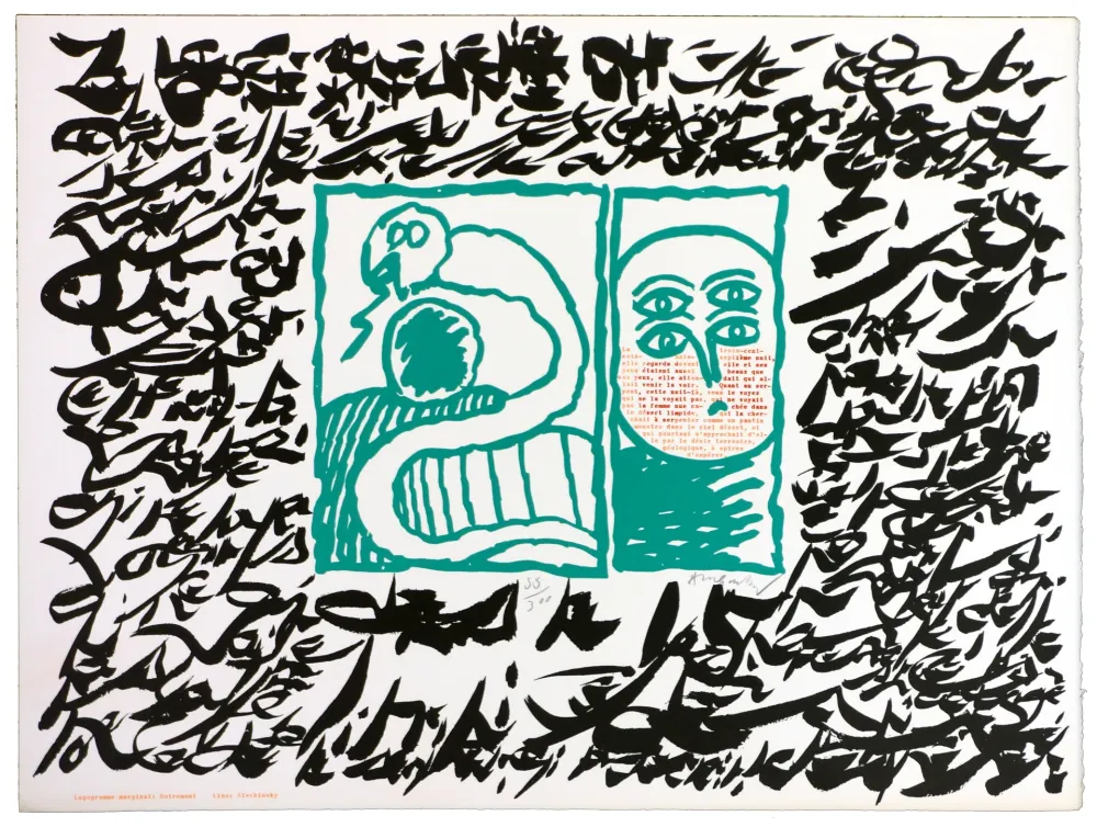 Linolschnitt Dotremont - Linolog II 