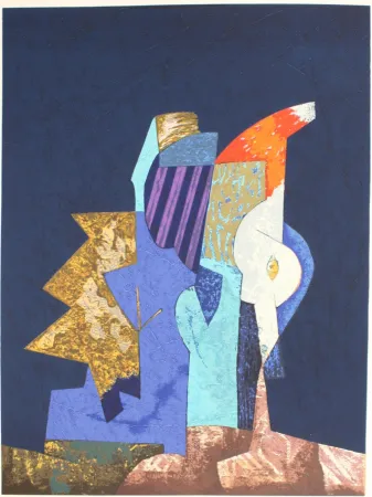 Siebdruck Dova  - FIGURE NELLA NOTTE