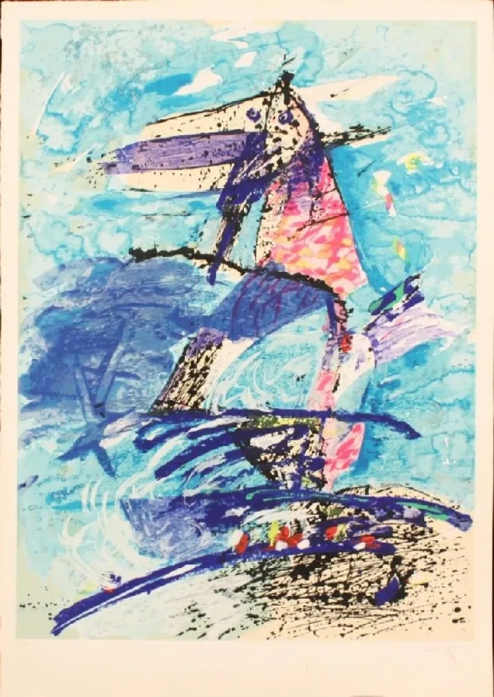 Siebdruck Dova  - FIGURE NELLA NOTTE