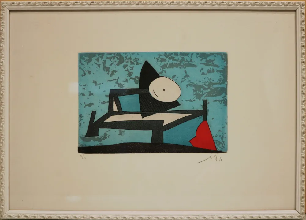 Radierung Und Aquatinta Dova  - L'integrazione