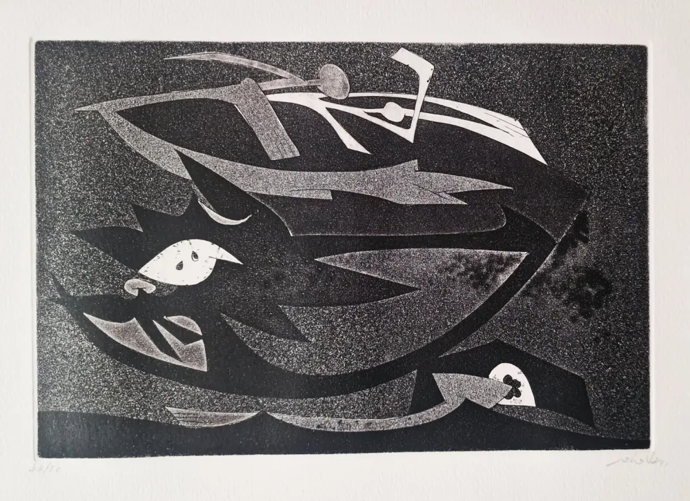 Radierung Und Aquatinta Dova  - Senza titolo