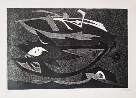 Radierung Und Aquatinta Dova  - Senza titolo