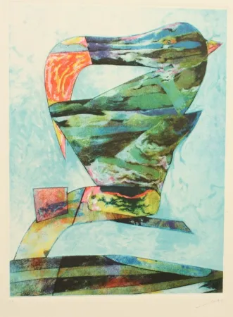 Radierung Und Aquatinta Dova  - UCCELLO DI BRETAGNA