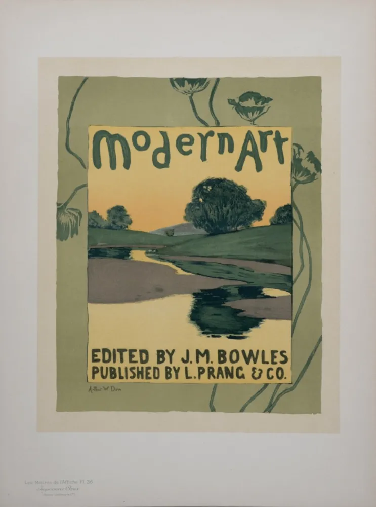 Lithographie Dow - Modern Art, Les Maitres de L’Affiche