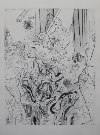 Kaltnadelradierung Dress - Woher Wohin / Whence Whither