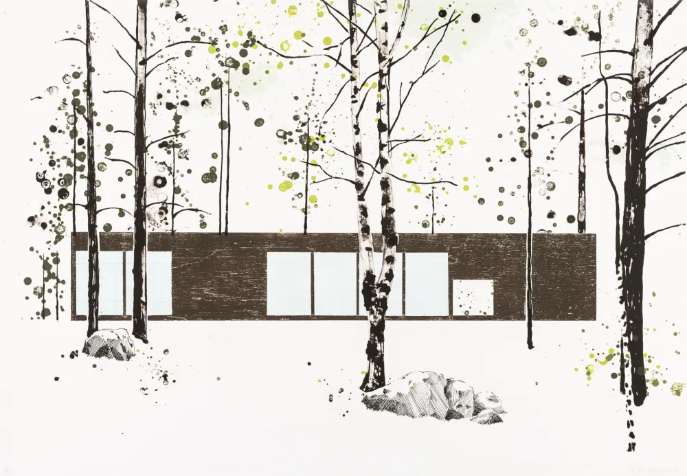 Lithographie Drummond - Experimental House for Marimekko
