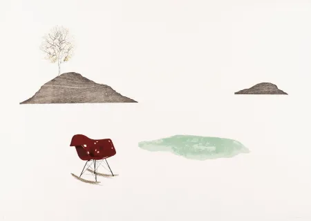 Lithographie Drummond - To the Rocket Station