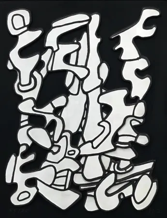Siebdruck Dubuffet - ARBORESCENSES I