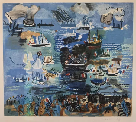 Aquatinta Dufy - Fête Nautique