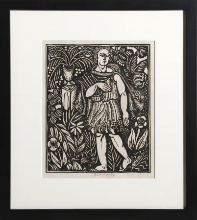 Keine Technische Dufy - Orphée (for Le bestiaire ou Cortège d'Orphée de G. Apollinaire)