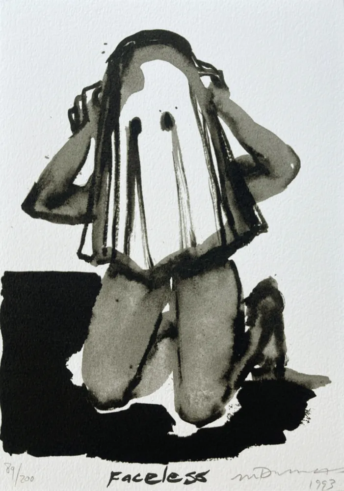 Lithographie Dumas - Faceless