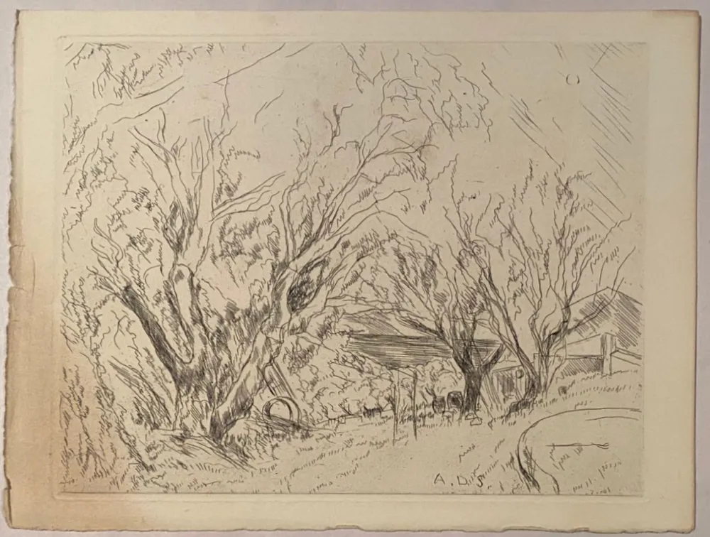 Stich Dunoyer De Segonzac - La ferme à l'aire