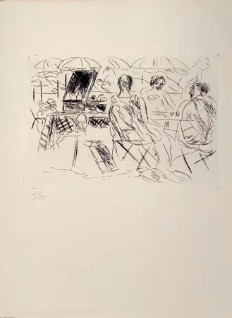 Stich Dunoyer De Segonzac - Plage, ca.