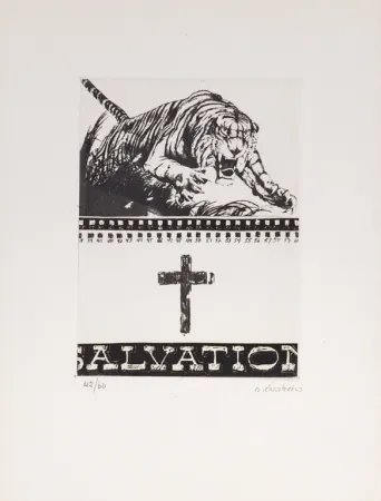 Radierung Durkee - Untitled