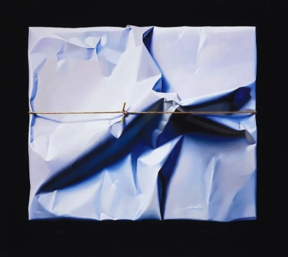 Digitale Druckgrafik Edelmann - Balance between grey and blue