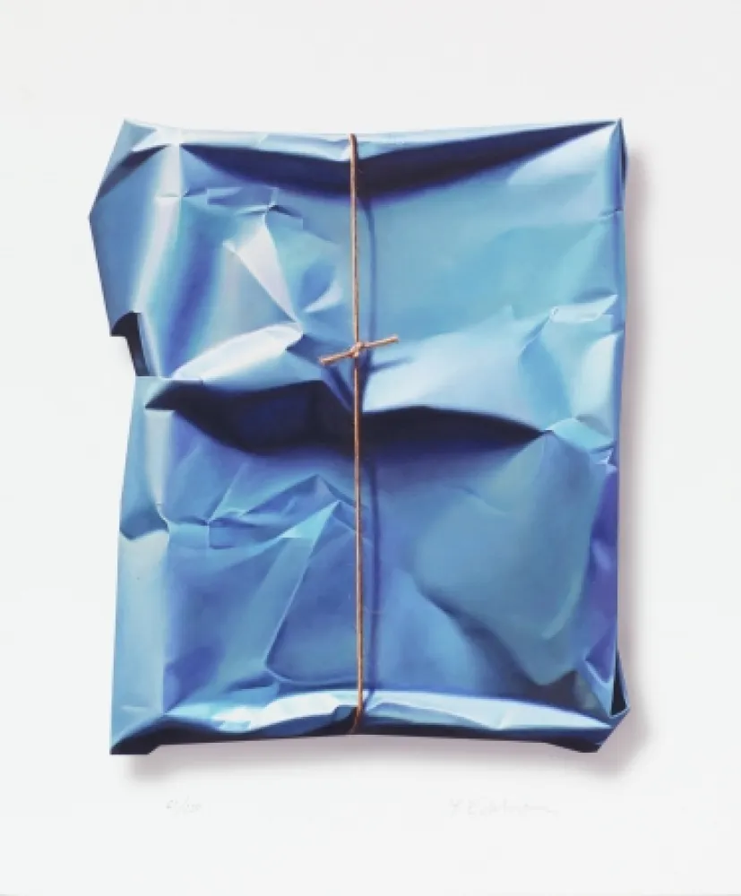 Digitale Druckgrafik Edelmann - Detection of Blue Vibration II