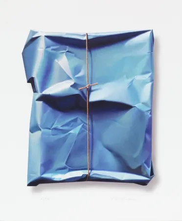 Digitale Druckgrafik Edelmann - Detection of Blue Vibration II