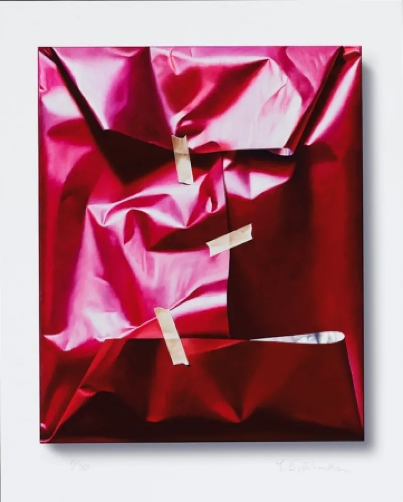 Digitale Druckgrafik Edelmann - Rapid Pressure and Control of Red.