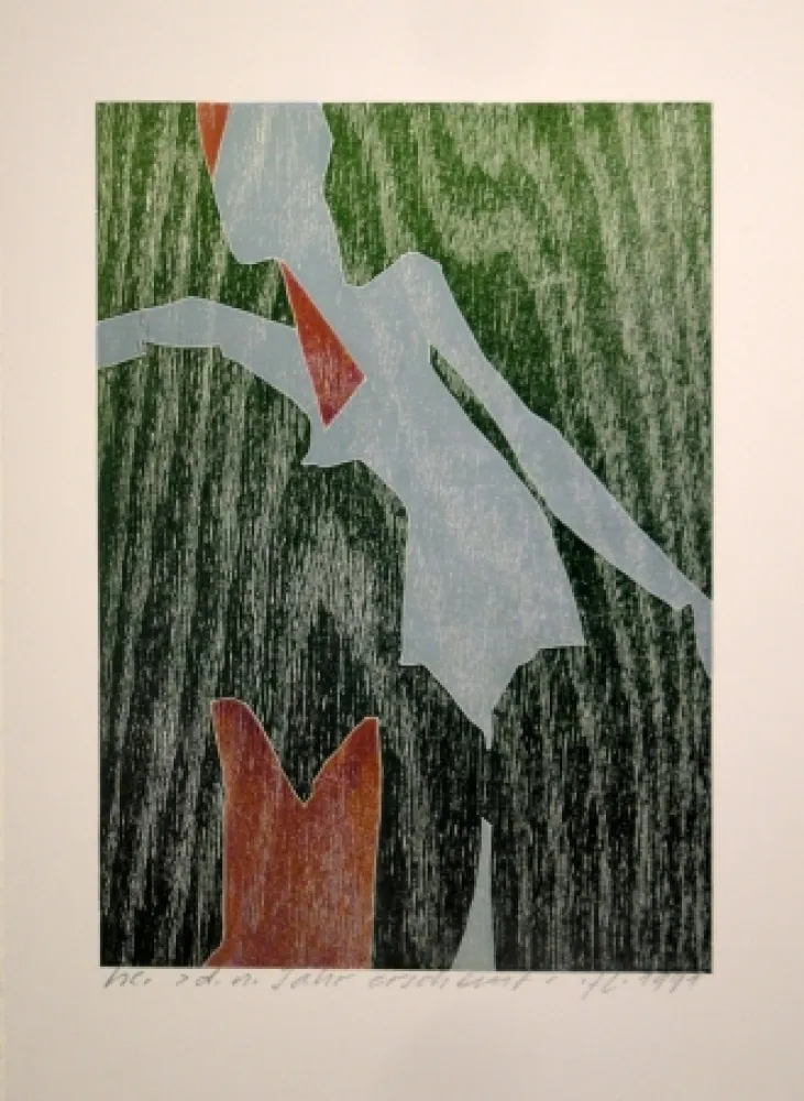 Holzschnitt Eggenschwiler - D. n. Jahr erscheint