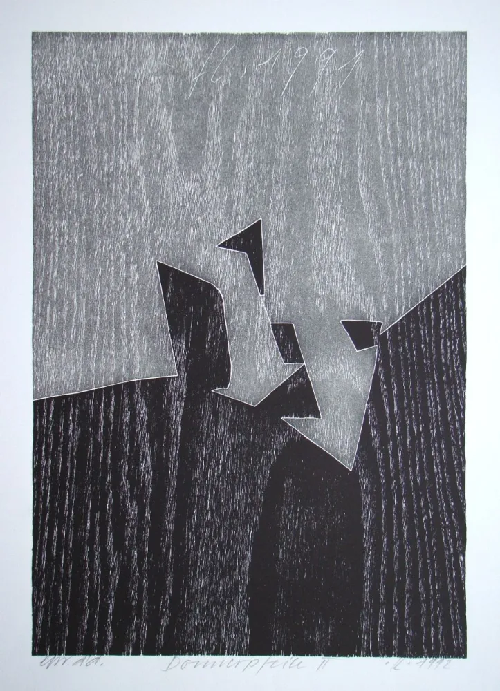 Holzschnitt Eggenschwiler - Donnerpfeile II.