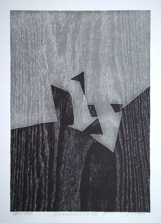 Holzschnitt Eggenschwiler - Donnerpfeile II.