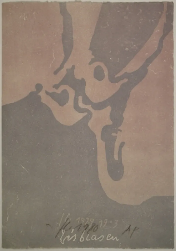 Holzschnitt Eggenschwiler - Eisblasen