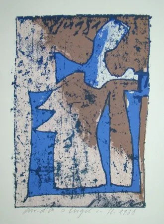 Holzschnitt Eggenschwiler - Engel