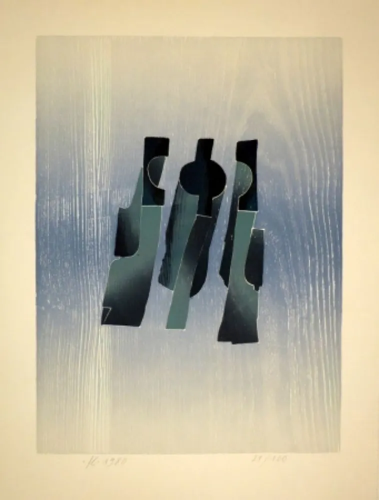 Holzschnitt Eggenschwiler - Lettern