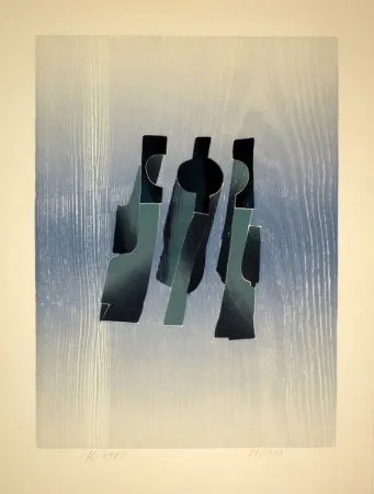 Holzschnitt Eggenschwiler - Lettern