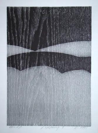 Holzschnitt Eggenschwiler - Lichtung II.