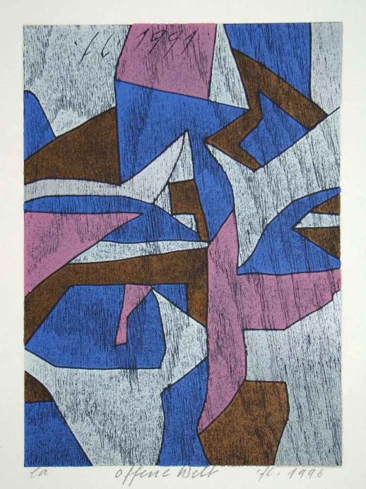 Holzschnitt Eggenschwiler - Offene Welt