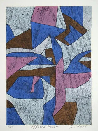 Holzschnitt Eggenschwiler - Offene Welt