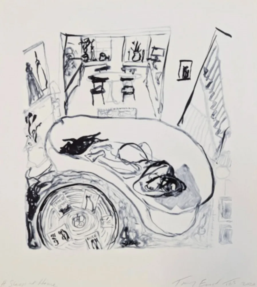 Lithographie Emin - A Sleep at Home