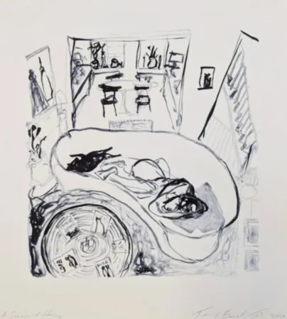 Lithographie Emin - A Sleep at Home
