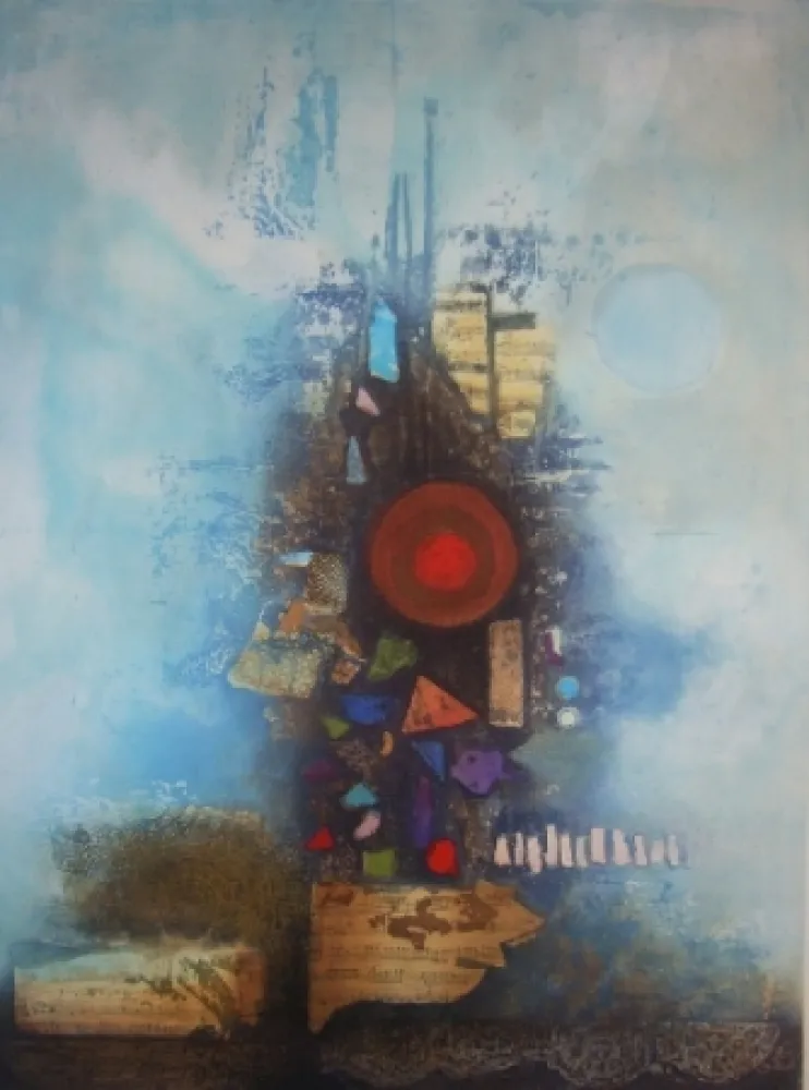 Radierung Und Aquatinta Engel - Eclosion