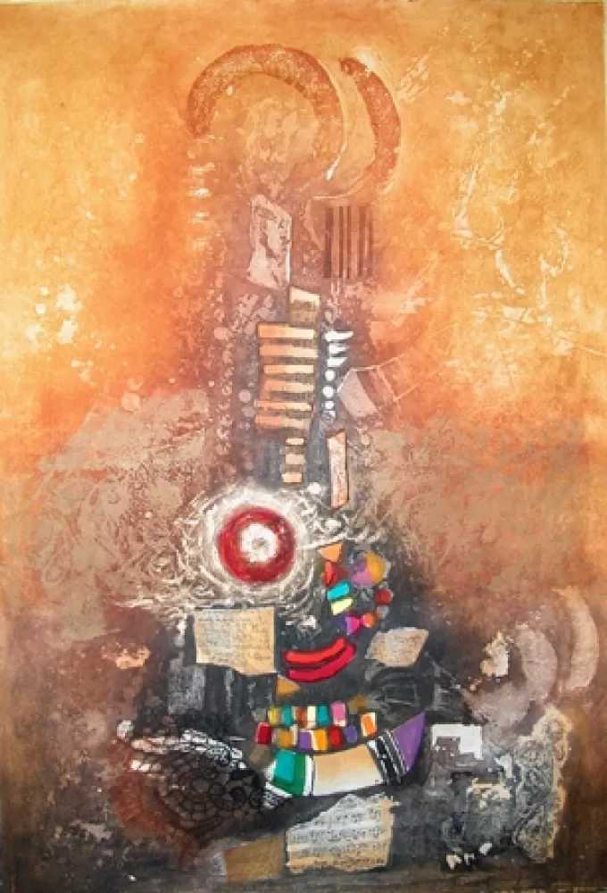 Stich Engel - REVE D'OR gravure originale de Nissan Engel