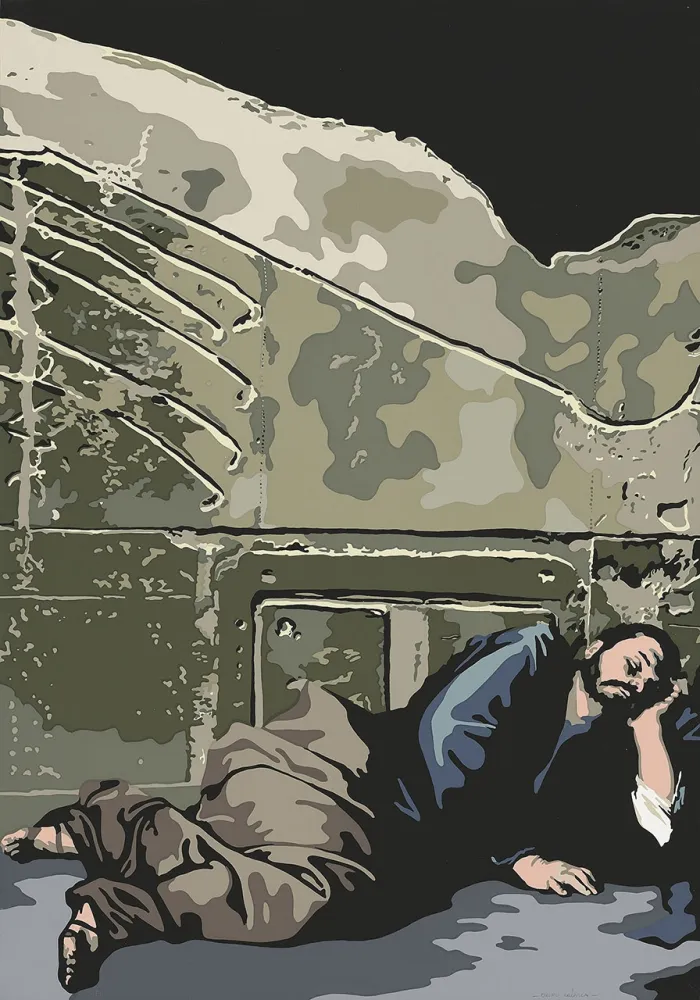 Siebdruck Equipo Cronica - El sueño de Jacob, from Compositions Serie