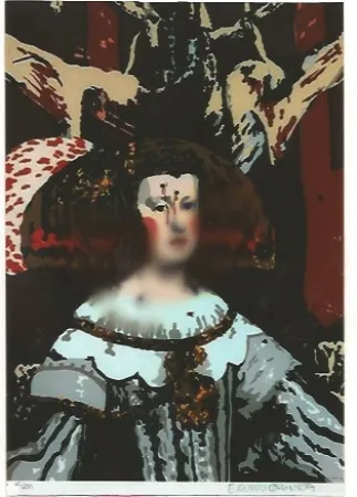 Siebdruck Equipo Cronica - Mariana y las moscas